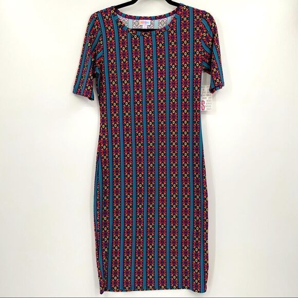 NWT LuLaRoe | Women’s Julia Bodycon Dress Size S - Picture 3 of 8